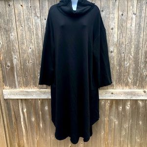 Kedem Sasson long black sweatshirt type dress!
